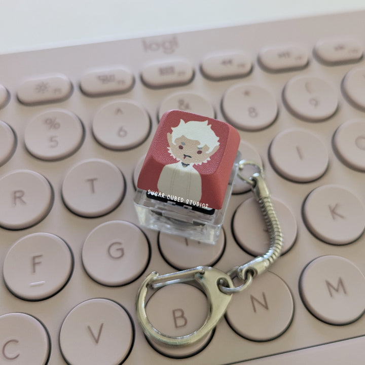 Astarion, BG3 - Fidget Keycap Keychain – Sugar [Cubed]³ Studios