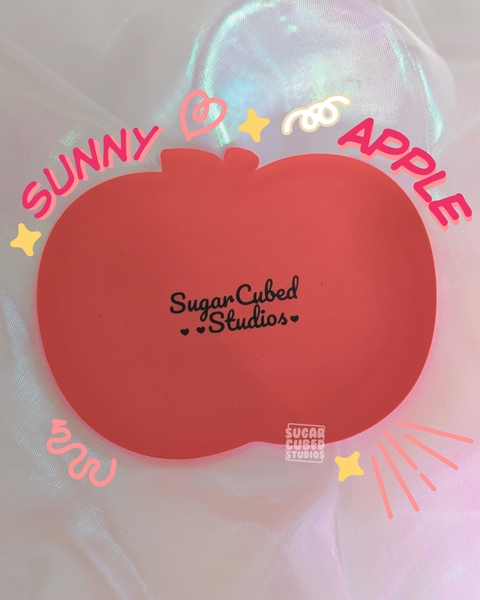 His "Sunny Apple" PVC Coaster - Mascot Edition