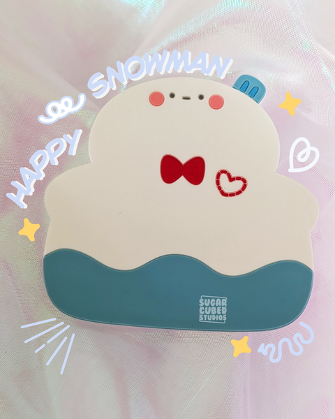 His "Snowman" PVC Coaster - Mascot Edition