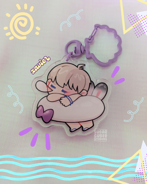 Pool Party with Him - Mystery Bag Acrylic Charm Keychain