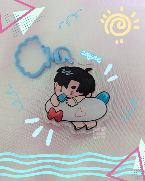 Pool Party with Him - Mystery Bag Acrylic Charm Keychain
