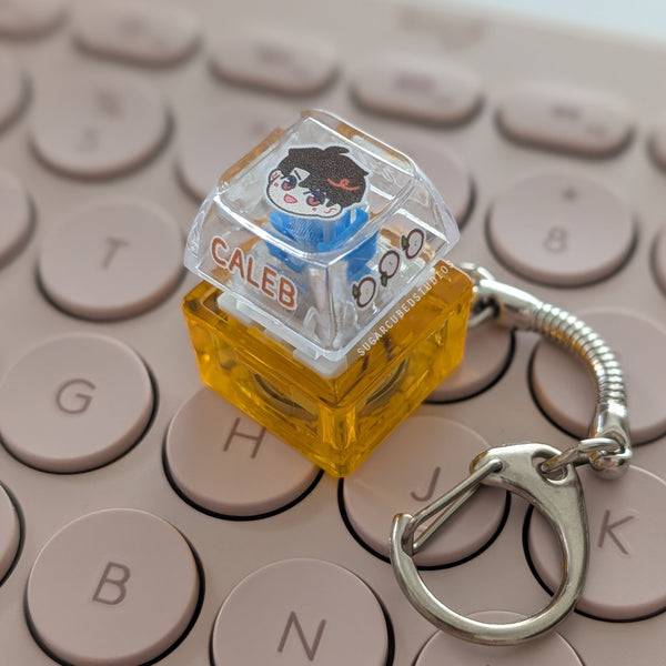 Caleb - Fidget Keycap Keychain