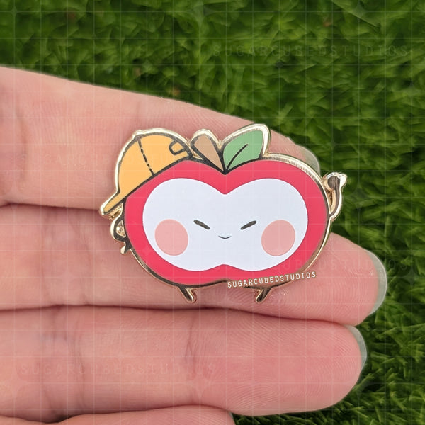 Caleb's Apple Mascot Enamel Pin - Love and Deepspace