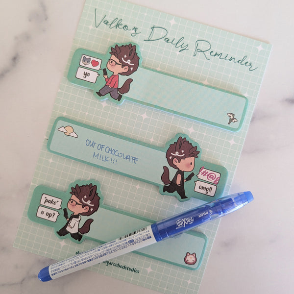 Valko's Daily Reminder - Removeable Sticky Notes