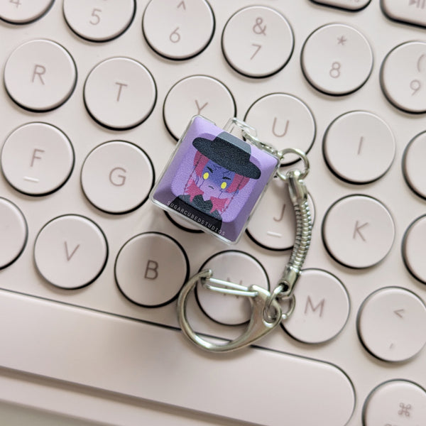 Demonic Kpop Idols - Fidget Keycap Keychain Series