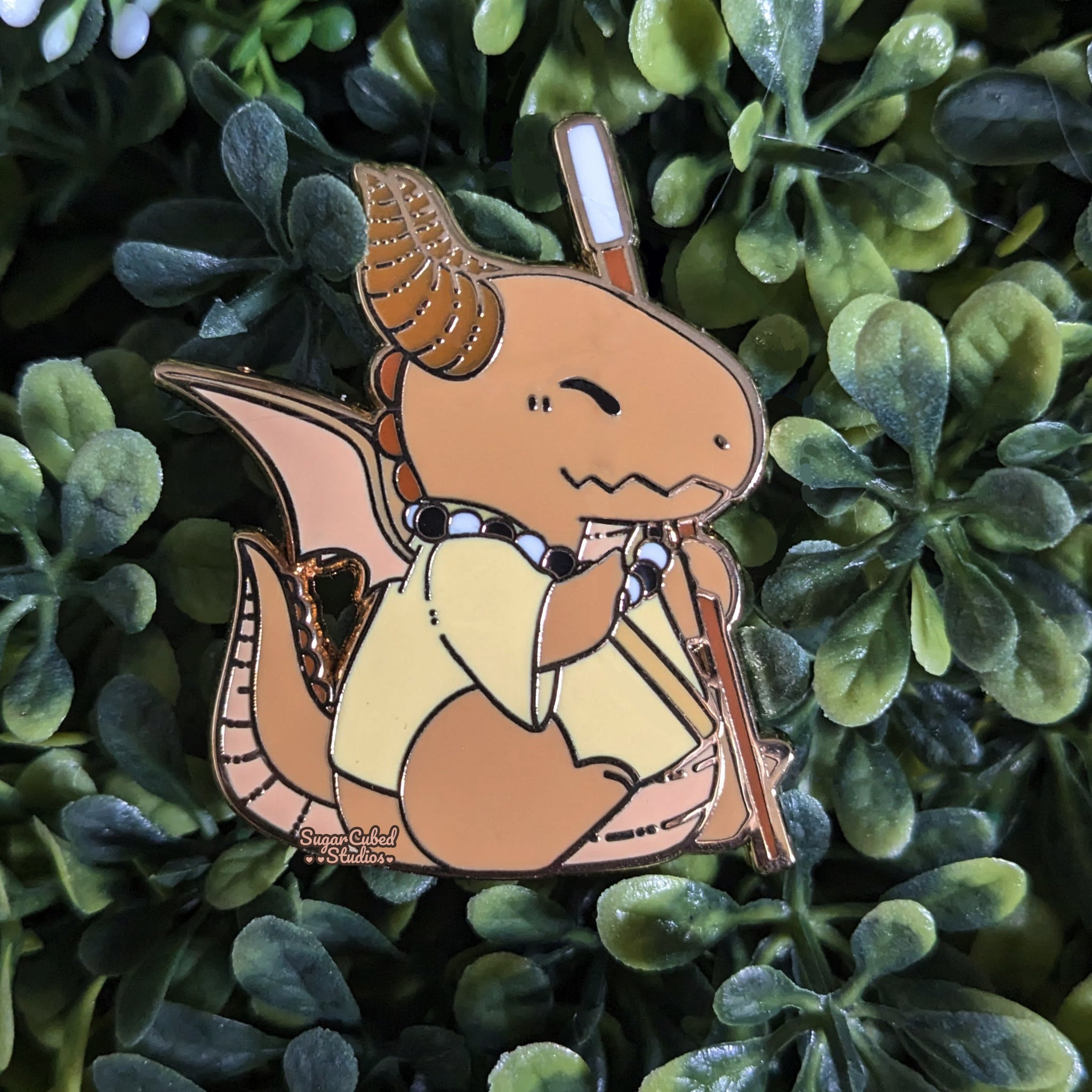 The Draconic Monk - Dragons and Dragons Enamel Pin