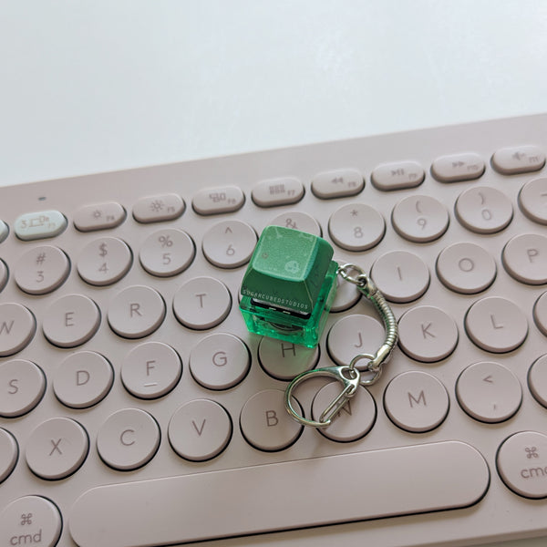 Gelatinous Cube - Fidget Keycap Keychain