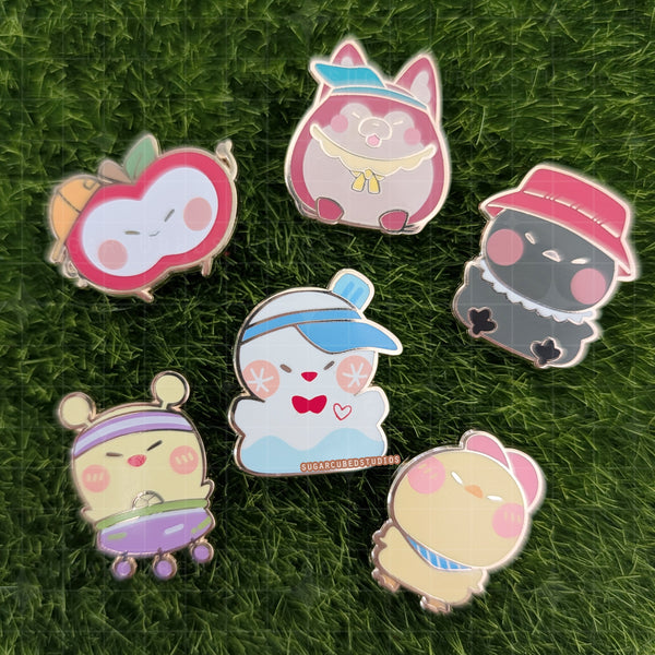Love Interests' Mascot Enamel Pin Set - Love and Deepspace