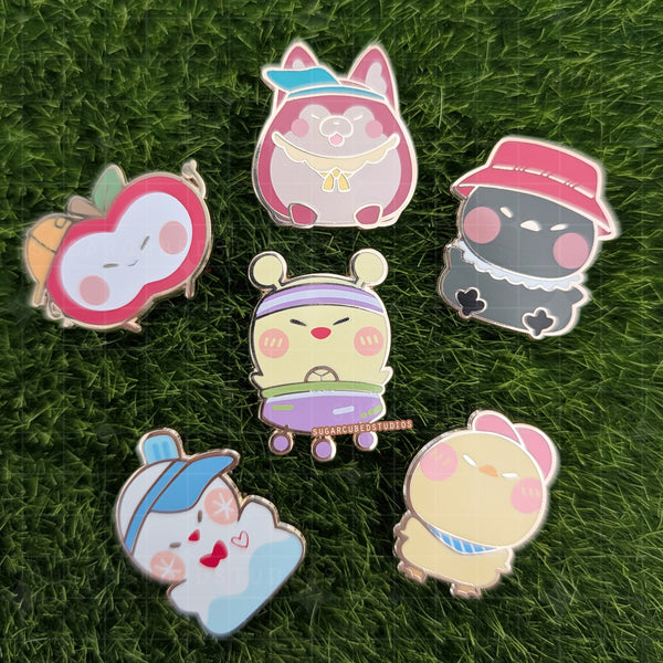 Love Interests' Mascot Enamel Pin Set - Love and Deepspace