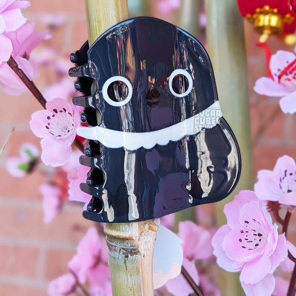 Grumpy Crow and Sylus - Dangle Hairclaw