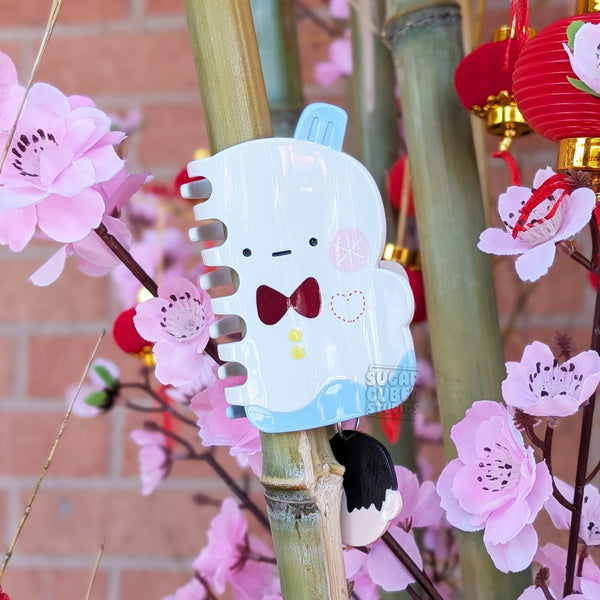 Happy Snowman and Zayne - Dangle Hairclaw