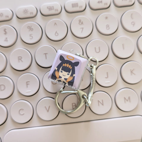 Ninomae Ina'Nis - Fidget Keycap Keychain