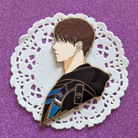 Caleb 夏以晝 - Oversized Enamel Pin