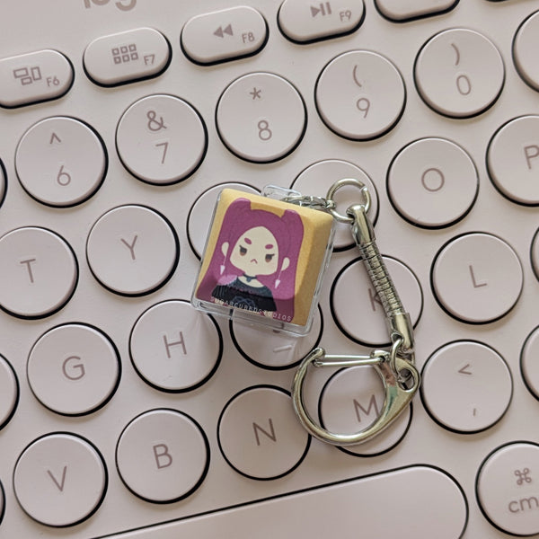 Girly Pop Hunters - Fidget Keycap Keychain Series