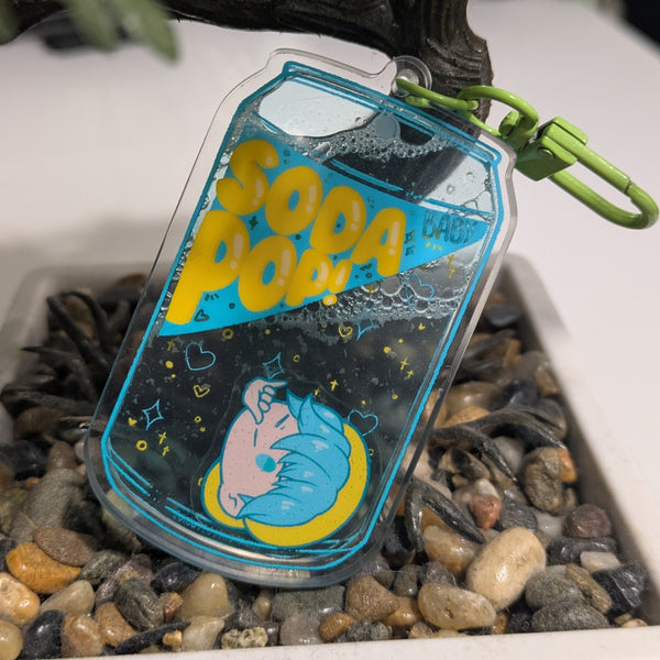 Soda Pop Boys - Liquid Acrylic Keycharm