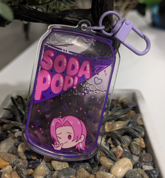Soda Pop Boys - Liquid Acrylic Keycharm