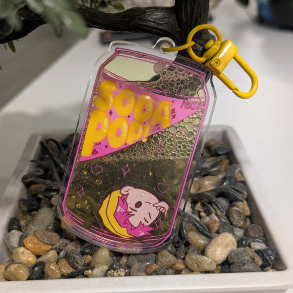 Soda Pop Boys - Liquid Acrylic Keycharm