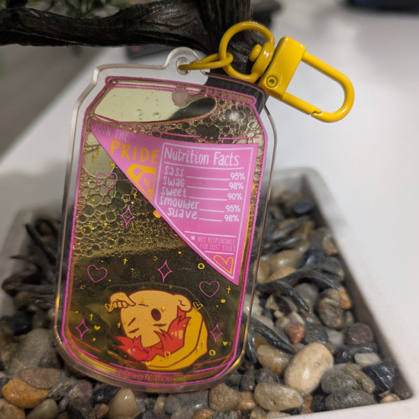 Soda Pop Boys - Liquid Acrylic Keycharm