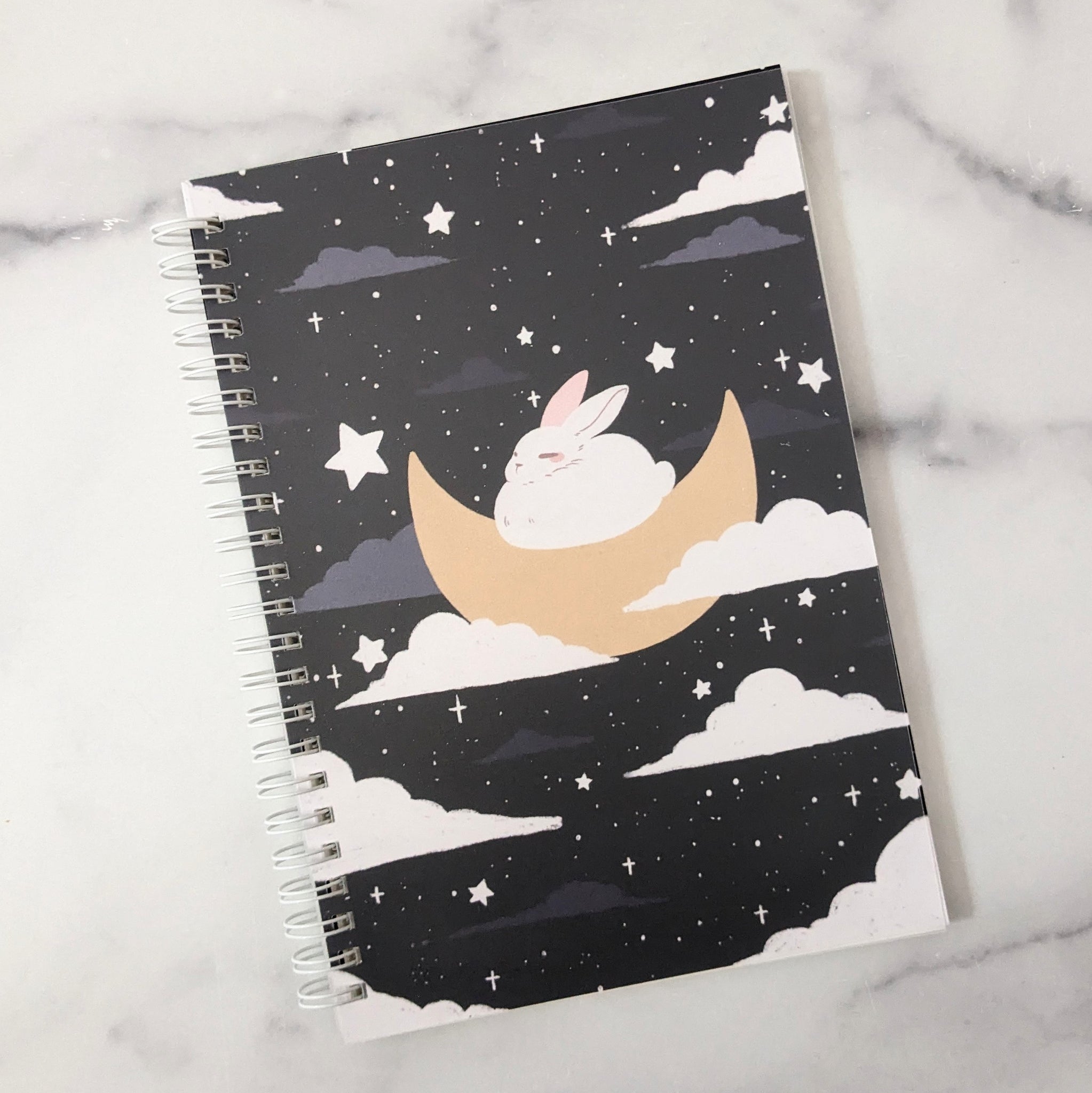 Bunny on the Moon Spiral Stickerbook