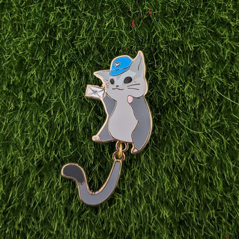 Sugar Glider Delivery - May 2023 Patreon Dangle Tail Enamel Pin