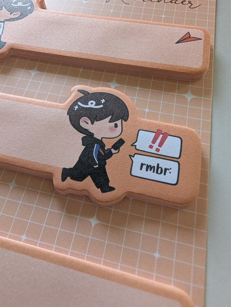 Caleb's Daily Reminder - Removeable Sticky Notes