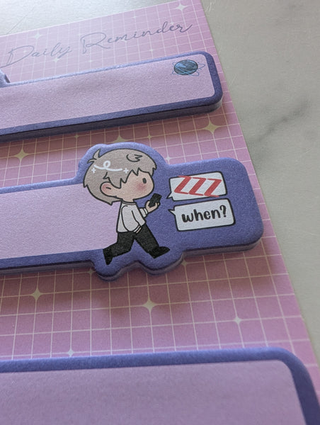 Xavier's Daily Reminder - Removeable Sticky Notes