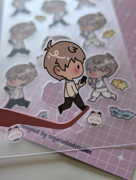 Xavier's Daily Reminder - Clear Deco Sticker