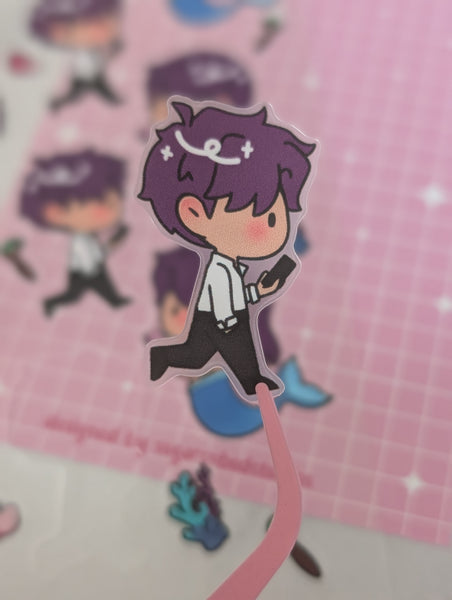 Rafayel's Daily Reminder - Clear Deco Sticker