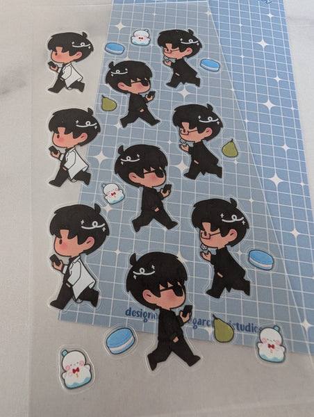 Zayne's Daily Reminder - Clear Deco Sticker