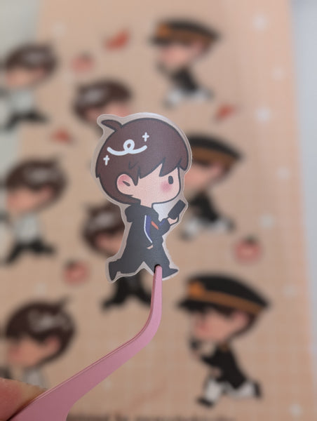 Caleb's Daily Reminder - Clear Deco Sticker