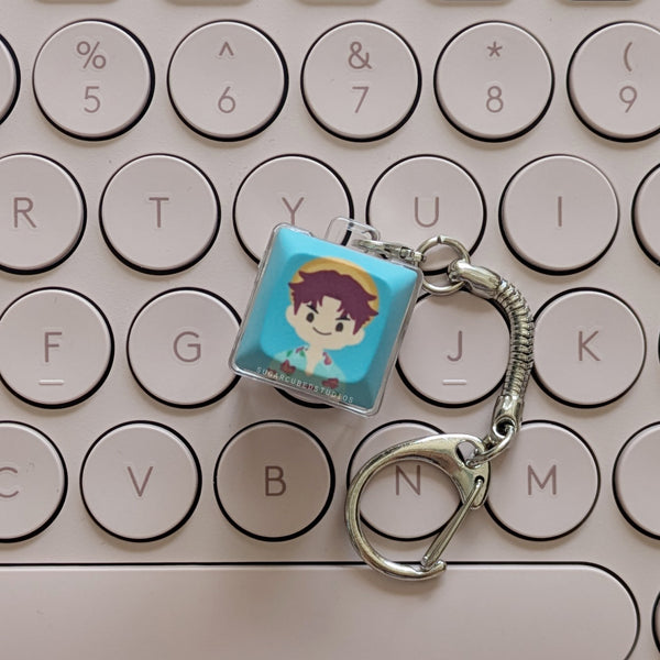 Poppy Kpop Idols - Fidget Keycap Keychain Series