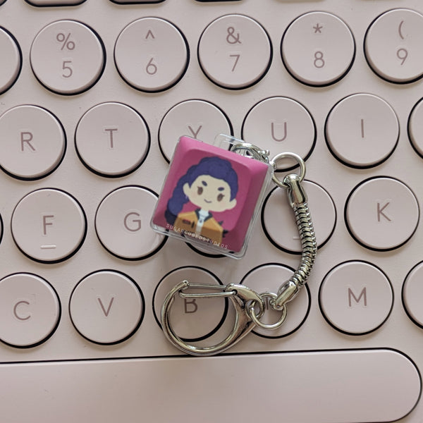 Girly Pop Hunters - Fidget Keycap Keychain Series