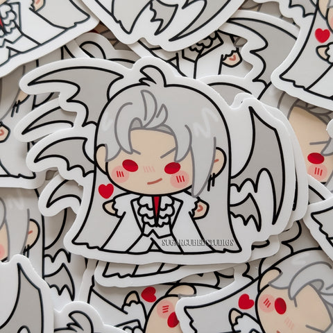 Sylus Silverwing Fiend Chibi Vinyl Sticker