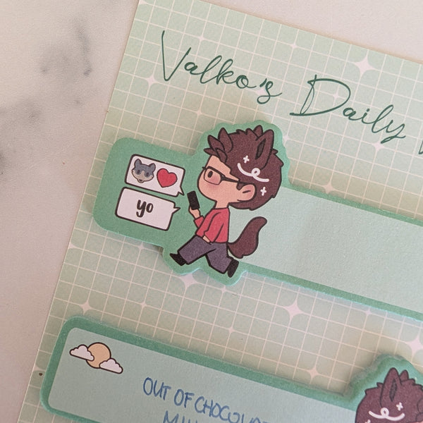 Valko's Daily Reminder - Removeable Sticky Notes