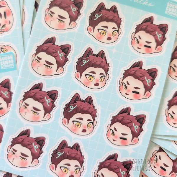 Valko Vinyl Stickers and Stickersheet