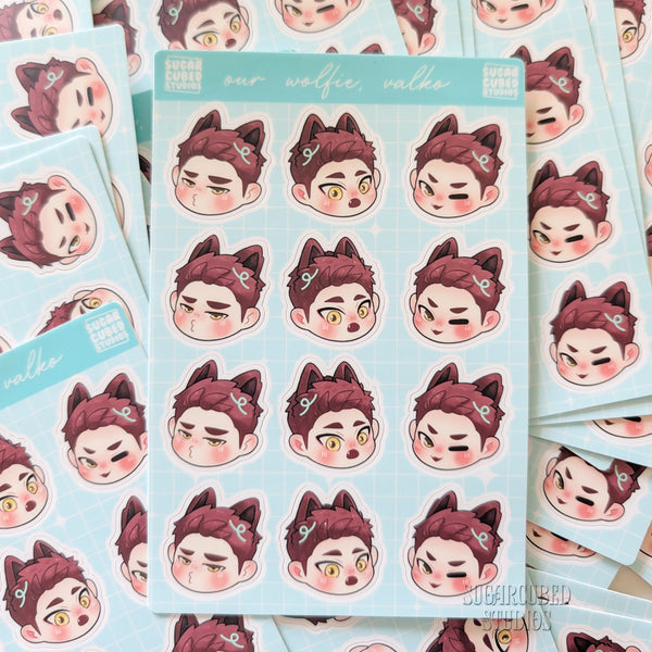 Valko Vinyl Stickers and Stickersheet