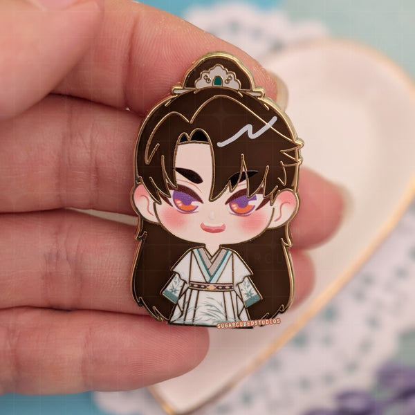 Caleb's Mortality's Tenderness Enamel Pin - Love and Deepspace