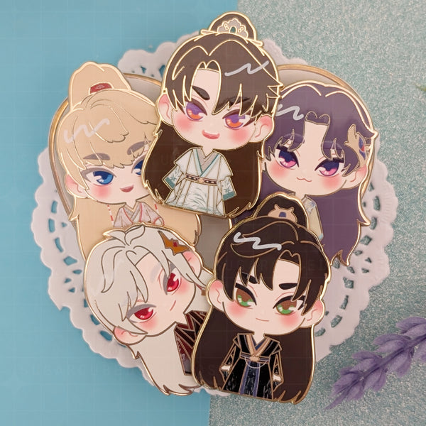 Mortality's Tenderness Enamel Pin Set - Love and Deepspace