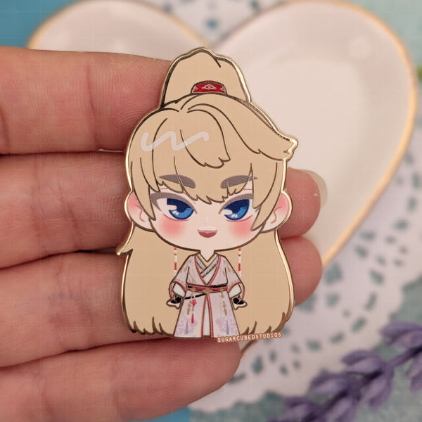 Xavier's Mortality's Tenderness Enamel Pin - Love and Deepspace