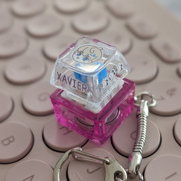 Xavier - Fidget Keycap Keychain