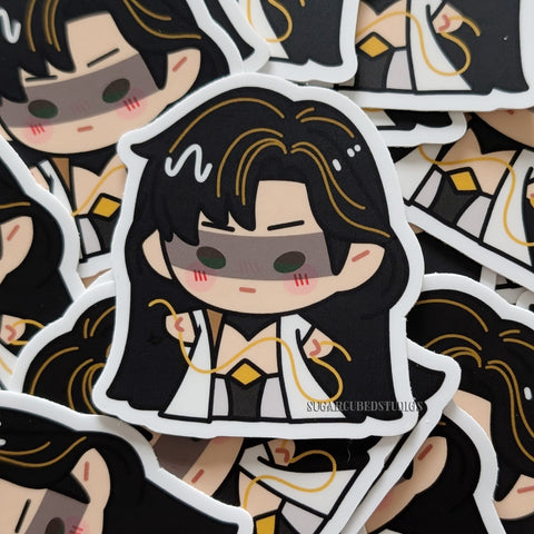 Zayne God of Annihilation Chibi Vinyl Sticker