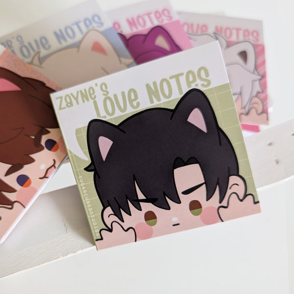 Zayne's Love Notes - Sticky Notepad