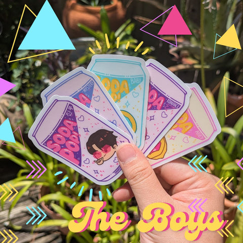 Soda Pop Boys - Vinyl Sticker