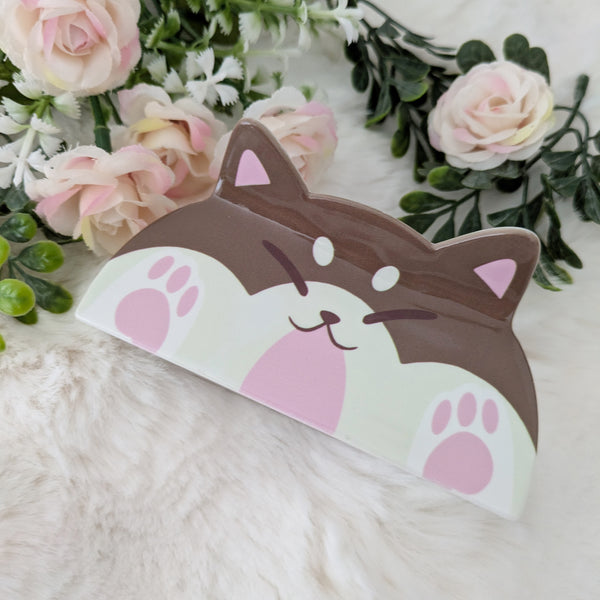 Sesame Shiba Inu Hair Claw