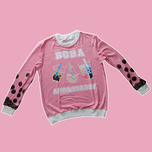 Boba Ambassador, Pink Sweater