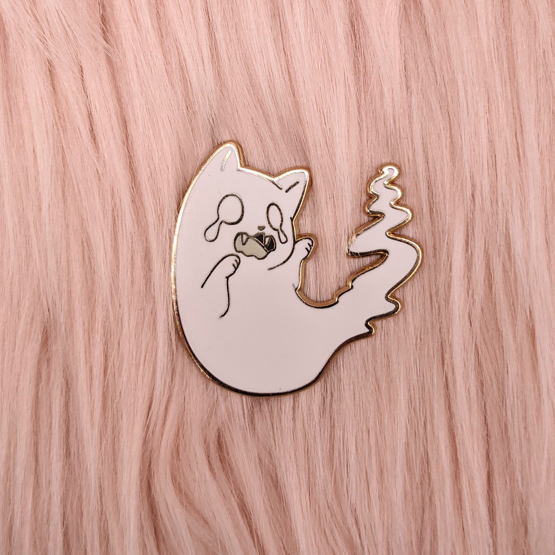 Scaredy Cat - Enamel Pin