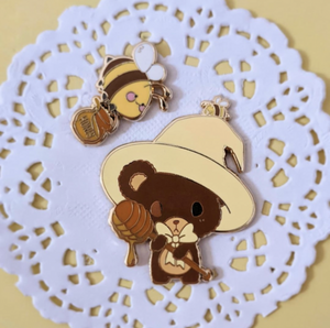 Hunny Bee Bear - Enamel Pin Set