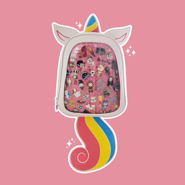 Unicorn Ears, Horn, and Tail - Ita Backpack Attachment