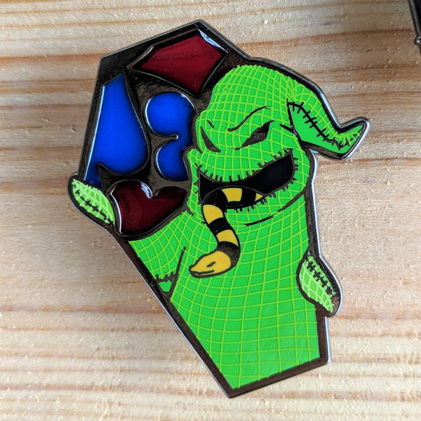 Nightmare Before Christmas Inspired Stained Glass Pin - Limited Edition 75