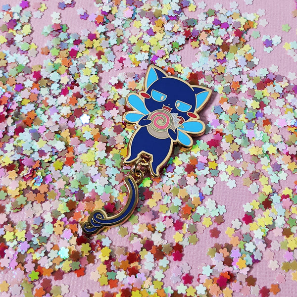 Kero and Suppi Dangle Tail Delight - Card Captor - Enamel Pins